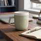 Plastic Coffee Mug With Handle Leather Texture Tea Cup For Home And Office (1 Pc)