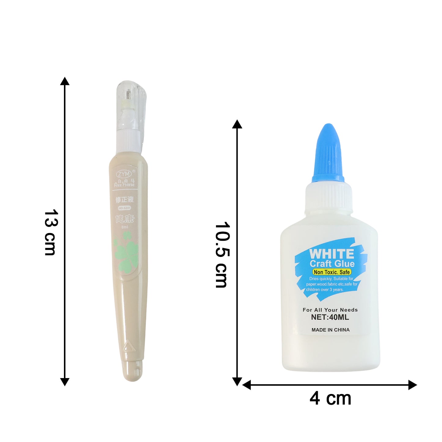 Multipurpose Craft Glue  Correction Pen Combo (1 Set)