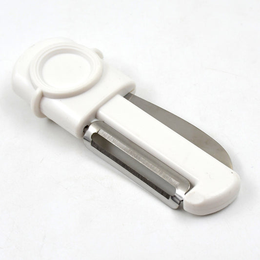 Dual-use Knife And Peeler 2-in-1 Stainless Steel Blades Wiith Case (1 Pc)