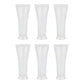 Supermom Plastic Faluda Matt Glass Set (300ml  6 Pc)