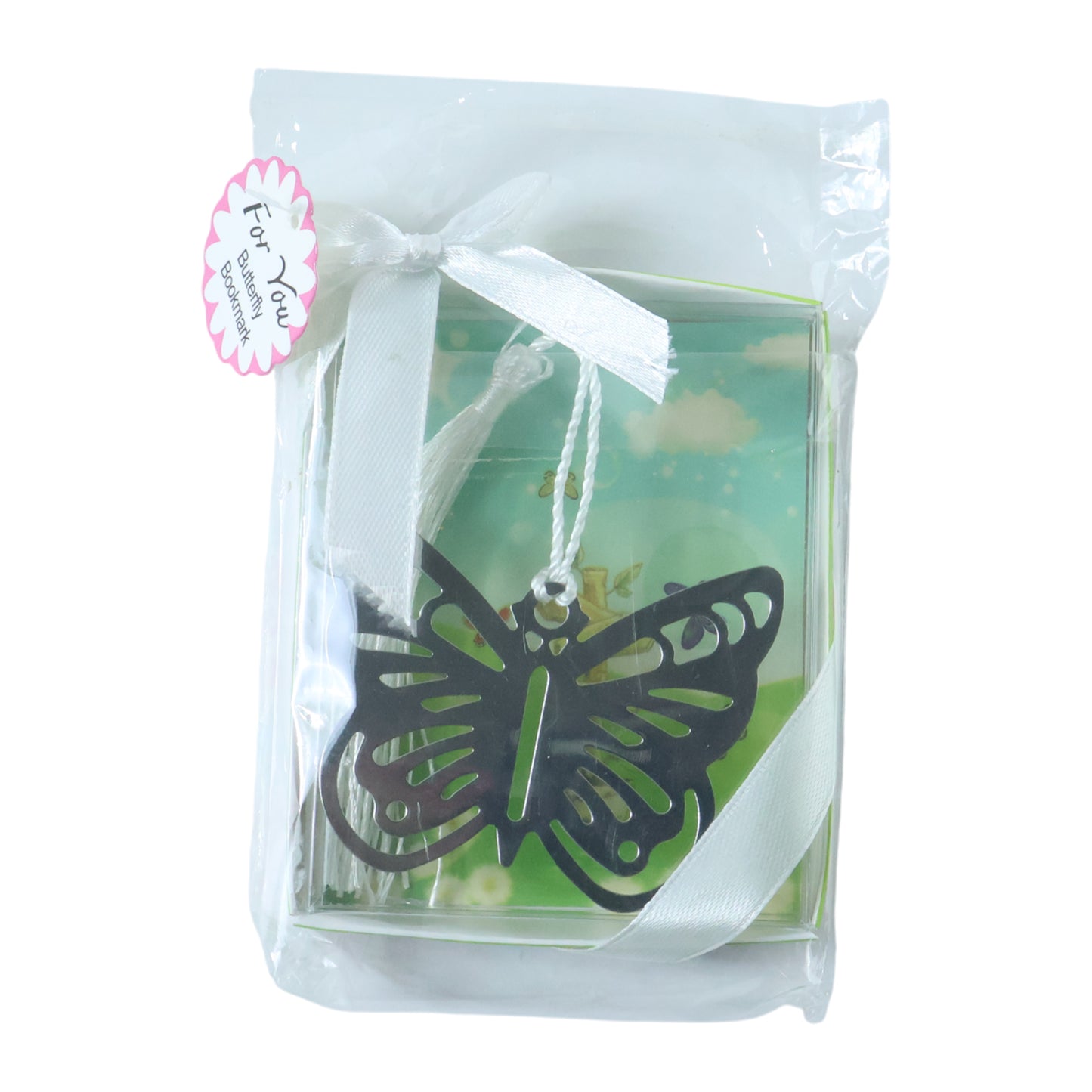 Elegant Butterfly Design Metal Bookmark (1 Pc)
