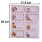 Gift Tag Stickers With Best Compliments Floral Foil Labels For Gifting (40 Pc)