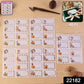 Gift Tag Stickers With Best Compliments Floral Foil Labels For Gifting (40 Pc)