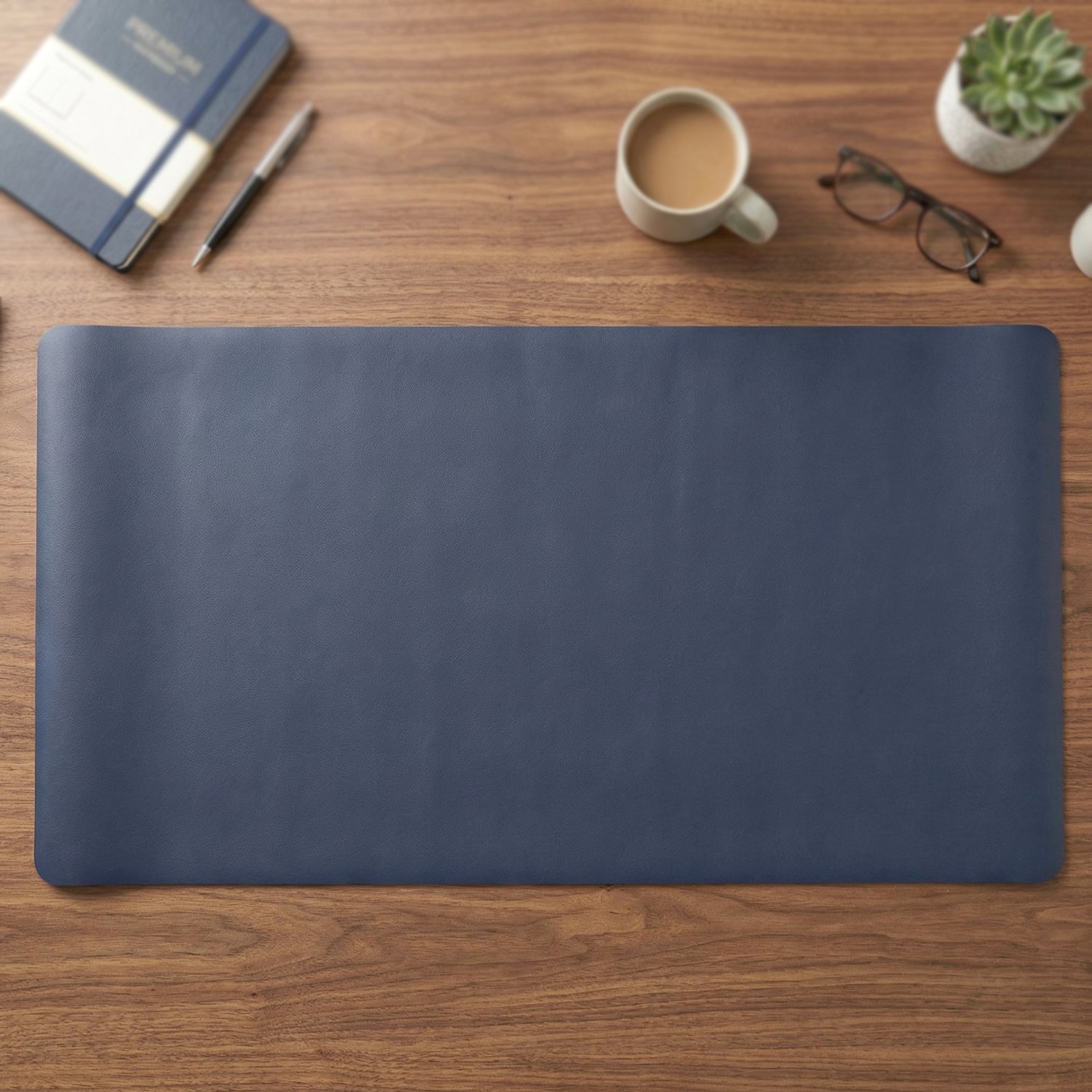 Premium Leather Finish Large Desk Mat Mouse Pad (1 Pc 90x45 Cm)