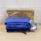 Portable Car Air Mattress Bed Set With Pump  Pillows Inflatable (Dark Blue)