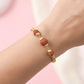 Premium Rudraksha Bead Rakhi Gold-plated Chain Rakhi For Brother (1 Pc)