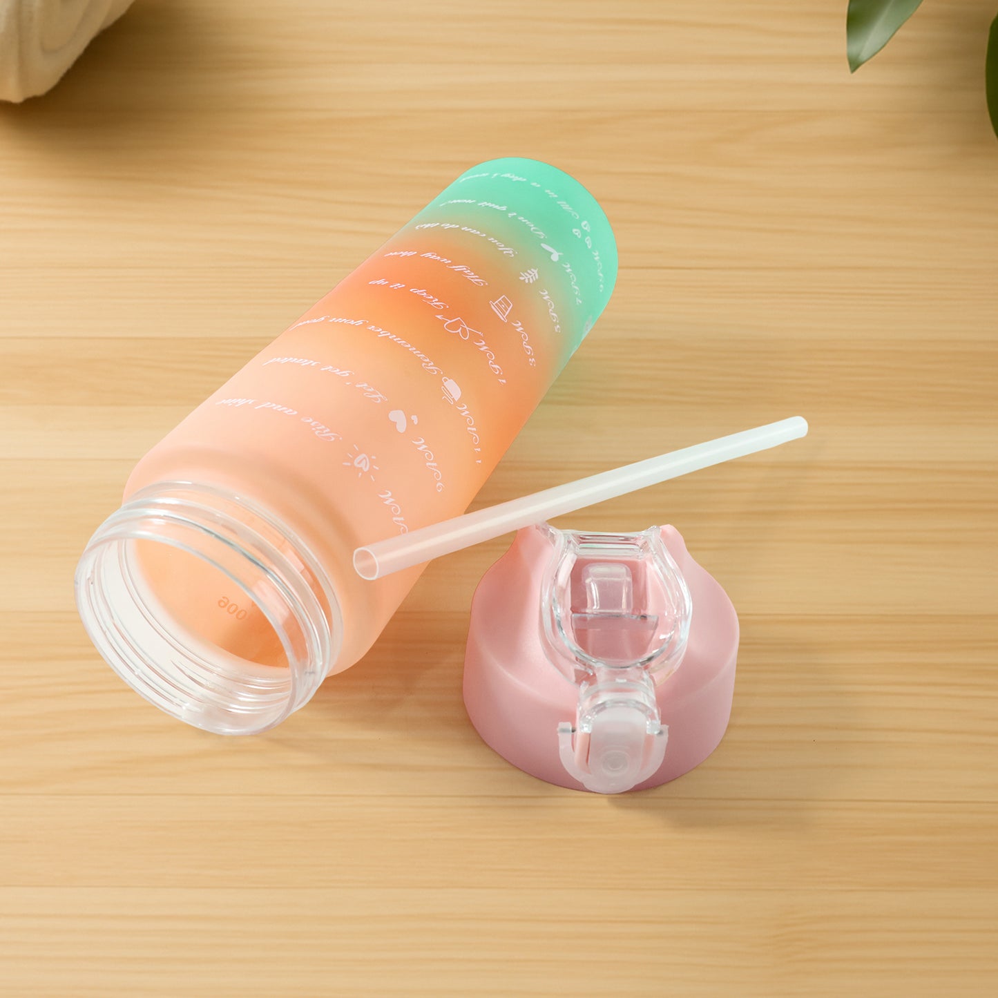Motivational Gradient Water Bottle (900 Ml)