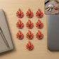 Basketball design key ring set
