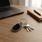 elegant metal keyring gift
