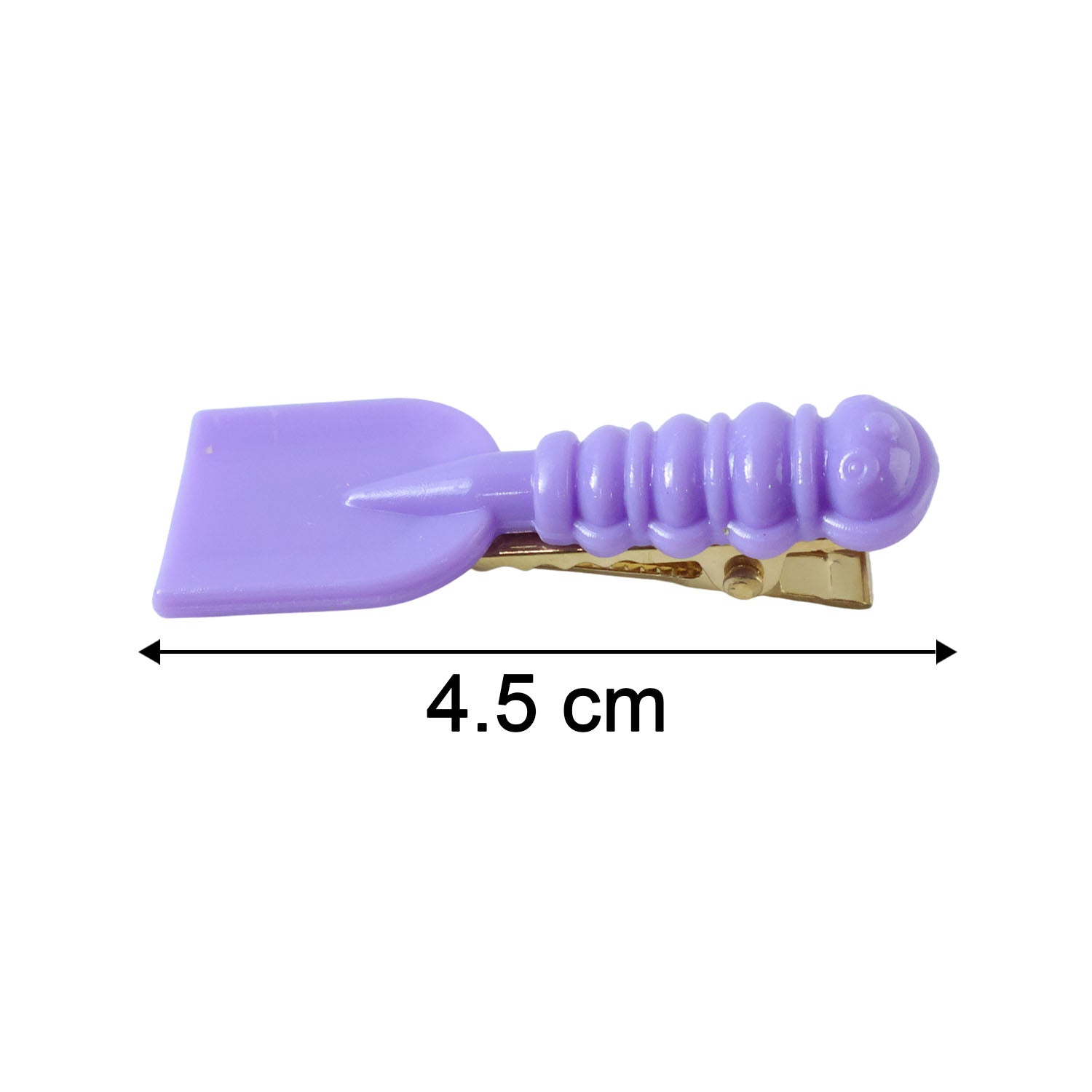 Cute Spoon  Spatula Shape Decorative Hair Clip Set (4 Pc)