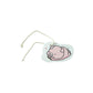 Cartoon Printed Bath Scrubber Sponge with Hanging Rope (1 Pc)