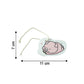 Cartoon Printed Bath Scrubber Sponge with Hanging Rope (1 Pc)