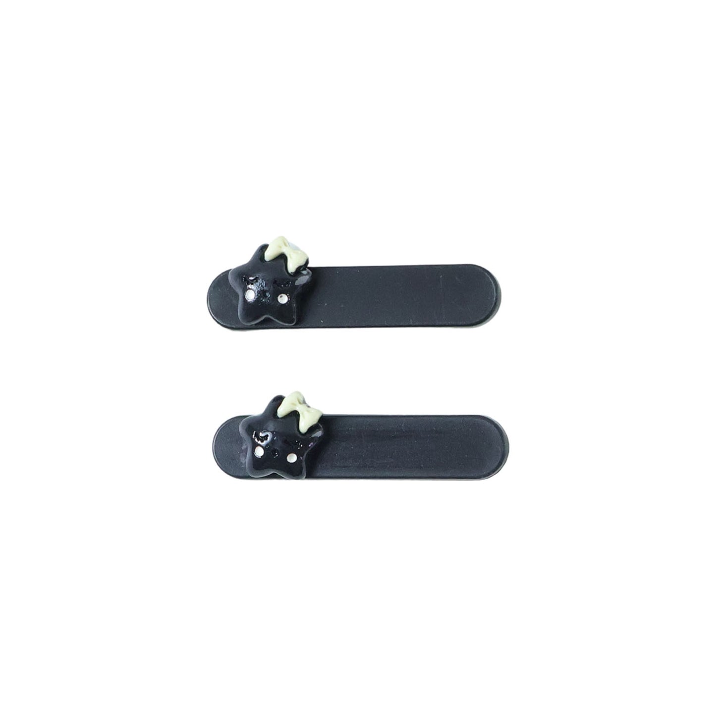 Cute Cat Design Premium Matte Finish Hair Clips (4 Pc)