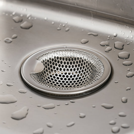 Stainless Steel Kitchen Sink Drain Strainer  Stopper (Small  1 Pc)