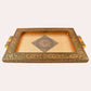 Premium Antique-style Rajwadi Decorative Serving Tray  40x26 Cm