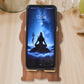 Wooden Cartoon Shape Design Mobile Stand  (1 Pc)