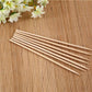 1107 Camping Wooden Color Bamboo Bbq Skewers Barbecue Shish Kabob Sticks Fruit Kebab Meat Party Fountain Bamboo Bbq Sticks Skewers Wooden (30cm)