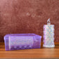 Decorative LED Candle Lights with Holographic Finish (2 Pc / Set)
