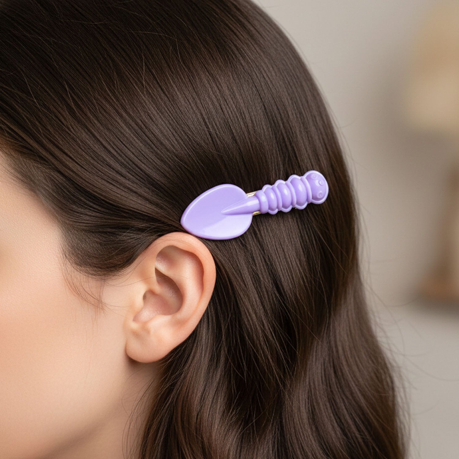 Cute Cartoon Food Shape Hair Clips Set (4 Pc)