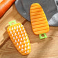 2950 Vegetable Scrubbing Brush Vegetable Scrubber Nontoxic Fruit Brush Carrot Shape Vegetable Brush For Potato For Vegetable