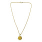 Elegant Floral Design Gold Plated Pendant Necklace (1 Pc)