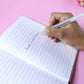 Transparent Smooth Writing Black Gel Pens Set Of 6 Pieces