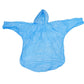 Disposable Rain Coat With Hood Waterproof Plastic Poncho Unisex (1 Pc)