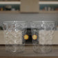Apex Pyramid Design Unbreakable Plastic Glass  300 Ml