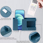 Wall Mounted Multi-purpose Storage Holder  Mobile And Remote Control Organizer (1 Pc)