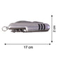 5 In 1 Multifunction Travel Pocket Knife Multi Tool For Camping Outdoor (1 Pc)