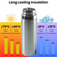 Stainless Steel Vacuum Insulated Flask Bottle With Leakproof Lid (1 Pc 800 Ml)
