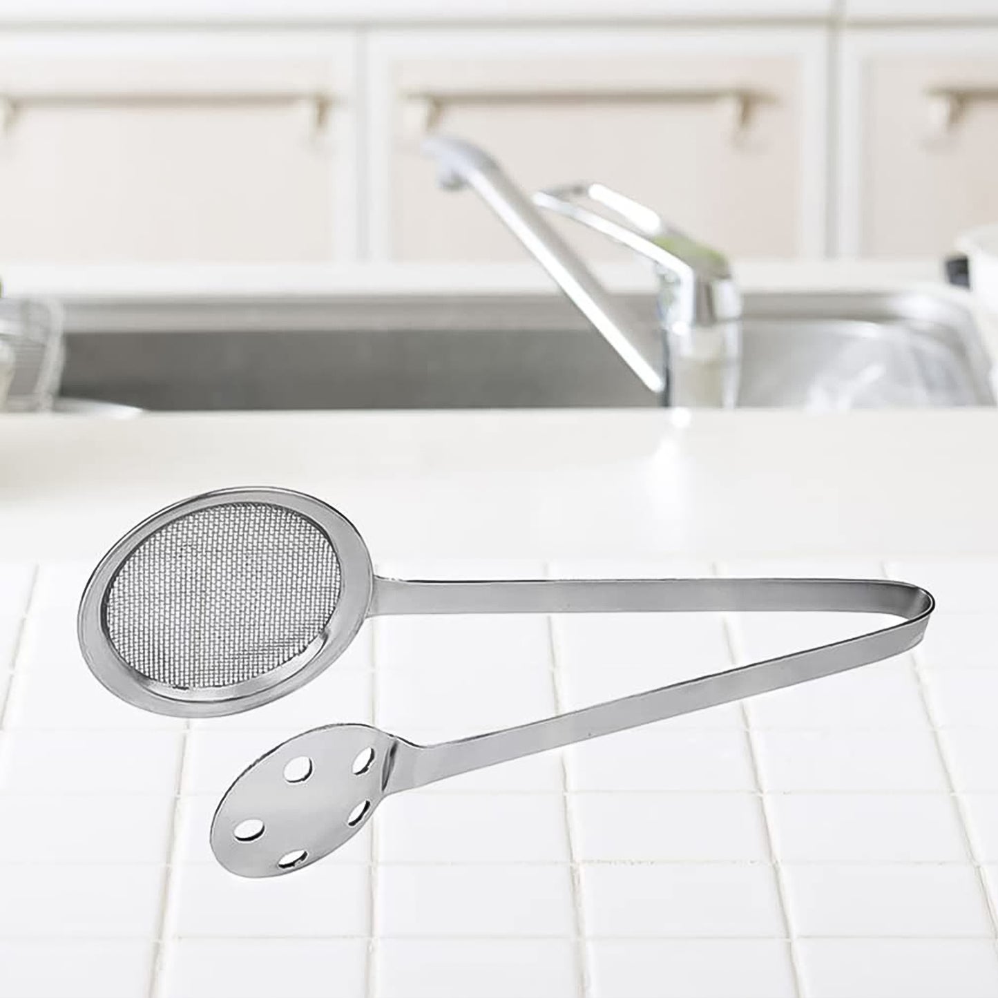 Apex Stainless Steel Skimmer Serving Tong
