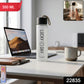 Premium Frosted Glass Water Bottle With Leak Proof Lid (350 Ml)
