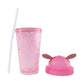 Cute Bunny Ear Design  Tumbler Sipper Bottle (500 Ml 1 Pc)