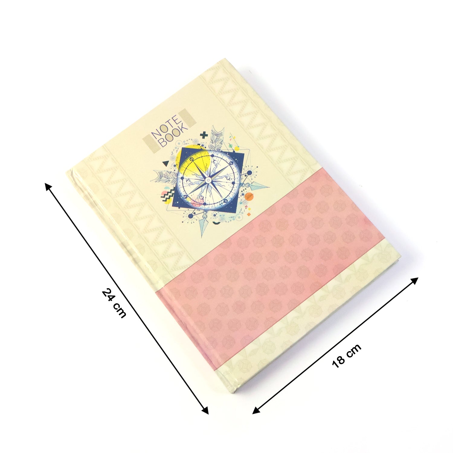 Hardbound Diary  Notebook (1 Pc  100 Pages  240x180mm)