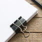 Extra Large Heavy-duty Black Binder Clips Set (41 Mm 12 Pc)