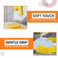 Large Yellow Cleaning Rubber Gloves Reusable Kitchen Dishwashing (1 Pair)