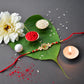 Traditional Floral Design Rakhi
