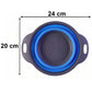 Silicone Collapsible Strainer  Space-saving Kitchen Tool For Easy Draining