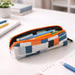 Designer Fabric Zipper Pencil Pouch (1 Pc)