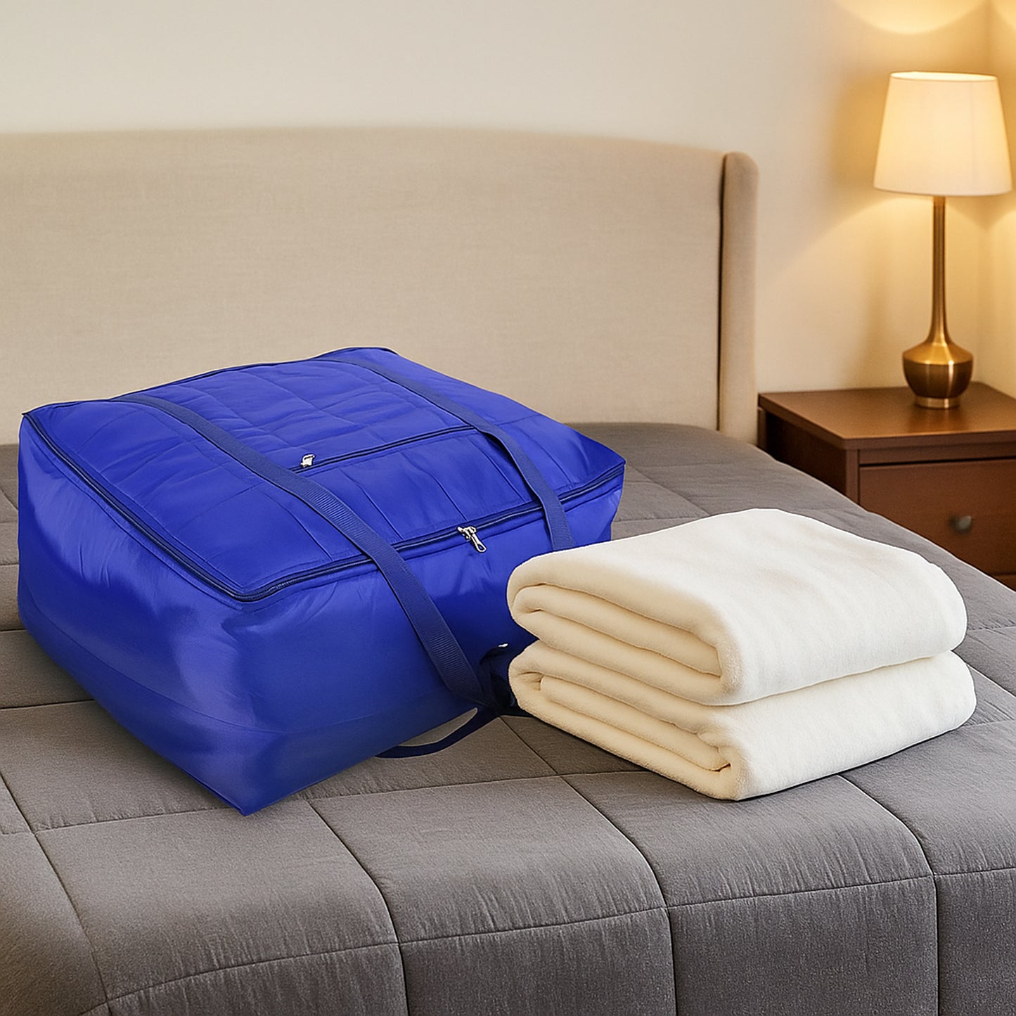 Blanket Storage Bag (1 Pc  60x47x33 Cm)