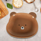 Durable Food Serving Plate, Bear Shaped Plate Cartoon Snack Plates  (1 Pc)