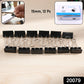 Black Metal Binder Clips (15 Mm 12 Pieces Set)