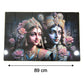 Premium Radha Krishna Royal Artistic Wall Frame (1 Pc 89x58 Cm)