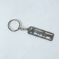 Premium Metal Jay Shri Krishna Engraved Keychain 1 Pc
