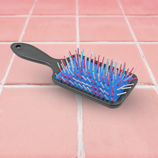 8482 Massage Comb Massage Hair Brush Ergonomic Matt Disappointment For Straight Curly Hair Cushion Curly Hair Comb For Detangling Professional Comb For Men And Women For All Hair Types Home Salon Diy Hairdressing Tool  (1 Pc)