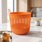 Plastic Round Storage Basket With Dual Handles For Home And Office Use (1 Pc)
