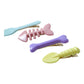 Cute Cartoon Shape Hair Clips (4 Pc)
