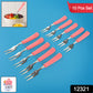 Premium Stainless Steel Fruit Fork Set  10 Pieces With Soft Non-slip Handle