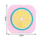 Premium Silicone Drink Coaster (1 Pc 88 Cm  Mix Design)